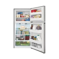 Frigidaire FFHT1425VV 13.9 Cu. Ft. Top Freezer Refrigerator - Brushed Steel - Brushed Steel 11 Frigidaire FFHT1425VV 13.9 Cu. Ft. Top Freezer Refrigerator - Brushed Steel - Brushed Steel -KitchenAid Shop 90cccef3 0ccc 4d80 97b4 3fd7749e89a2