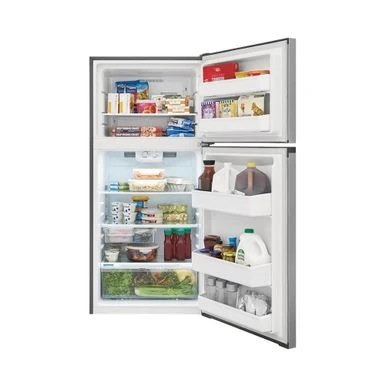 Frigidaire FFHT1425VV 13.9 Cu. Ft. Top Freezer Refrigerator - Brushed Steel - Brushed Steel 6 Frigidaire FFHT1425VV 13.9 Cu. Ft. Top Freezer Refrigerator - Brushed Steel - Brushed Steel - Image 4
