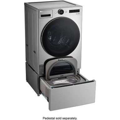 LG - 4.5 Cu. Ft. High-Efficiency Smart Front Load Washer With Steam And TurboWash 360 - Graphite Steel 15 LG - 4.5 Cu. Ft. High-Efficiency Smart Front Load Washer With Steam And TurboWash 360 - Graphite Steel - Image 13