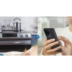 Samsung 6.3-Cu. Ft. Front Control Slide-In Electric Range With Convection, Brushed Black 12 Samsung 6.3-Cu. Ft. Front Control Slide-In Electric Range With Convection, Brushed Black -KitchenAid Shop 915197f7 1c92 42e9 833d 969f54085f3f