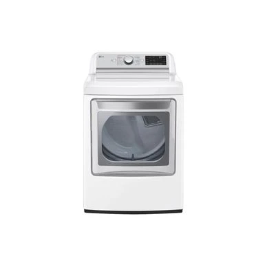 LG 7.3 Cu. Ft. Ultra Large Capacity Smart Wi-fi Enabled Rear Control Gas Dryer With TurboSteam - White 3 LG 7.3 Cu. Ft. Ultra Large Capacity Smart Wi-fi Enabled Rear Control Gas Dryer With TurboSteam - White