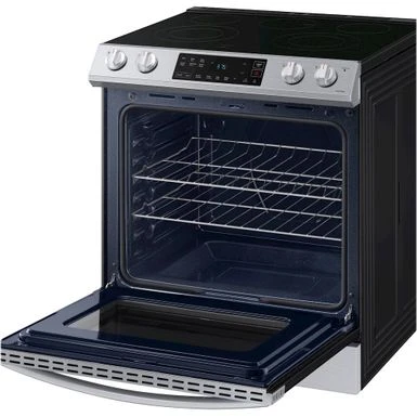 Samsung - 6.3 Cu. Ft. Front Control Slide-In Electric Range With Wi-Fi, Fingerprint Resistant - Stainless Steel 12 Samsung - 6.3 Cu. Ft. Front Control Slide-In Electric Range With Wi-Fi, Fingerprint Resistant - Stainless Steel - Image 10