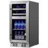 TITAN Signature 15 In. 8-Bottle And 40-Can Stainless Steel Single Door Dual Zone Built-In Wine And Beverage Cooler - SS-WB150840DZ -KitchenAid Shop 92e78df1 446e 4e8e 9a63 b0619e41ada8