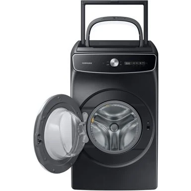 Samsung - 6.0 Cu. Ft. Total Capacity Smart Dial Washer With FlexWash™ And Super Speed Wash - Black 9 Samsung - 6.0 Cu. Ft. Total Capacity Smart Dial Washer With FlexWash™ And Super Speed Wash - Black - Image 7
