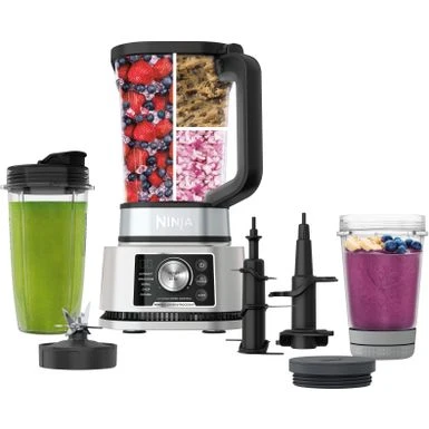 Ninja - Foodi Power Blender & Processor System, Smoothie Bowl Maker & Nutrient Extractor*, 1400WP SmartTORQUE 6 Auto-iQ - Silver 3 Ninja - Foodi Power Blender & Processor System, Smoothie Bowl Maker & Nutrient Extractor*, 1400WP SmartTORQUE 6 Auto-iQ - Silver