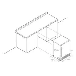 NewAir Premium Built-in Outdoor Refrigerator 160 Can Storage Beverage Cooler Center Fridge For Patio - Stainless Steel - Stainless Steel -KitchenAid Shop 93cfd999 daf2 40c6 9d93 e0ce4ac53699