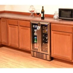 NewAir 18 Bottle/ 52 Can, Dual Zone Wine And Beverage Cooler - Black 19 NewAir 18 Bottle/ 52 Can, Dual Zone Wine And Beverage Cooler - Black -KitchenAid Shop 943a3540 b143 401e 8389 0c111b1d9b48