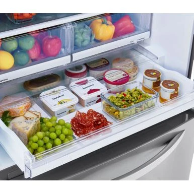 LG - 25.5 Cu. Ft. Bottom-Freezer Refrigerator With Ice Maker - Stainless Steel 13 LG - 25.5 Cu. Ft. Bottom-Freezer Refrigerator With Ice Maker - Stainless Steel - Image 11