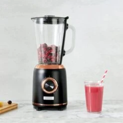 Haden Heritage 56 Ounce 5-Speed Retro Blender With Glass Jar - Black / Copper -KitchenAid Shop 95e5d0ec 4c7f 453d b2ed cc7f4a652968