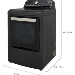 LG - 7.3 Cu. Ft. Smart Gas Dryer With Steam And Sensor Dry - Black Steel 30 LG - 7.3 Cu. Ft. Smart Gas Dryer With Steam And Sensor Dry - Black Steel -KitchenAid Shop 96011353 9558 58b0 92ae 052390c566ba