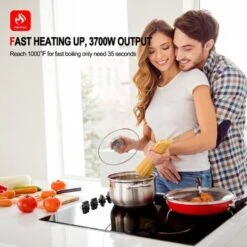 Gasland Chef 30"Built-in Radiant Electric Cooktop With 4 Burners, Electric Ceramic Cooktop Knob Control, 240V, ETL Approved - Black -KitchenAid Shop 96cde391 1a58 4038 9203 bec5a5500194