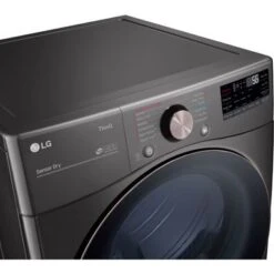 LG - 7.4 Cu. Ft. Stackable Smart Electric Dryer With Steam And Built-In Intelligence - Black Steel 41 LG - 7.4 Cu. Ft. Stackable Smart Electric Dryer With Steam And Built-In Intelligence - Black Steel -KitchenAid Shop 97539ab3 b4d4 43e4 8cd6 3f9c5fdae24b