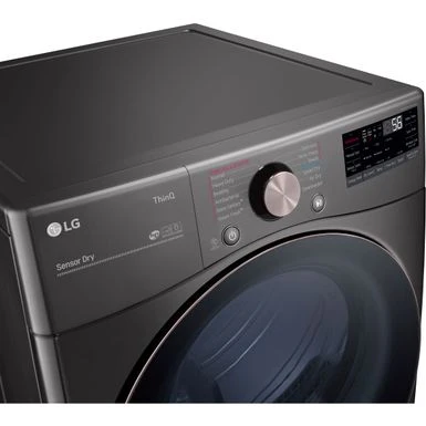LG - 7.4 Cu. Ft. Stackable Smart Electric Dryer With Steam And Built-In Intelligence - Black Steel 22 LG - 7.4 Cu. Ft. Stackable Smart Electric Dryer With Steam And Built-In Intelligence - Black Steel - Image 20