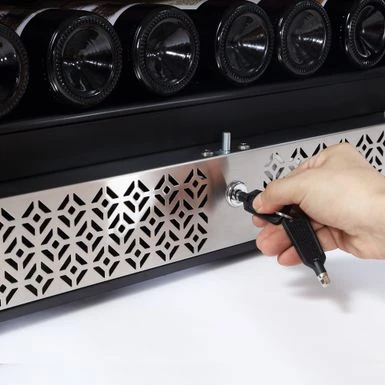 24 In. Dual Zone 46-Bottle Built-In Wine Cooler In Stainless Steel - Stainless Steel 9 24 In. Dual Zone 46-Bottle Built-In Wine Cooler In Stainless Steel - Stainless Steel - Image 7