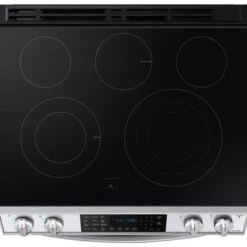 Samsung - 6.3 Cu. Ft. Front Control Slide-In Electric Convection Range With Air Fry & Wi-Fi, Fingerprint Resistant - Stainless Steel -KitchenAid Shop 987ac4c0 96a9 57a1 9b2f 430b32e56654