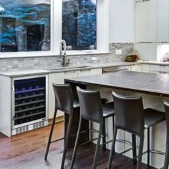 Newair 24" Built-In 52 Bottle Compressor Wine Fridge In Stainless Steel With Precision Digital Thermostat - Silver 24 Newair 24" Built-In 52 Bottle Compressor Wine Fridge In Stainless Steel With Precision Digital Thermostat - Silver -KitchenAid Shop 98a3b17f 230f 4d04 b931 f304dc25f4d3