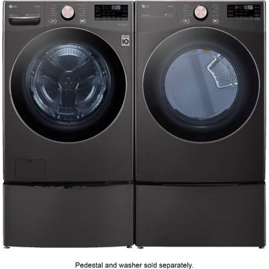 LG - 7.4 Cu. Ft. Stackable Smart Electric Dryer With Steam And Built-In Intelligence - Black Steel 9 LG - 7.4 Cu. Ft. Stackable Smart Electric Dryer With Steam And Built-In Intelligence - Black Steel - Image 7