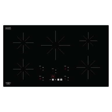 Ancona Chef 36 In. Glass-Ceramic Induction Cooktop With Boost Function - Black 3 Ancona Chef 36 In. Glass-Ceramic Induction Cooktop With Boost Function - Black