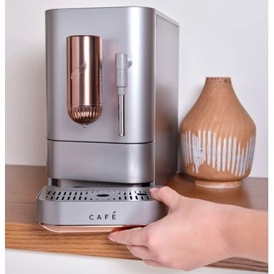 Café - Affetto Automatic Espresso Machine With 20 Bars Of Pressure, Milk Frother, And Built-In Wi-Fi - Steel Silver 13 Café - Affetto Automatic Espresso Machine With 20 Bars Of Pressure, Milk Frother, And Built-In Wi-Fi - Steel Silver - Image 11