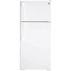 GE 16.6 Cu. Ft. White Top-Freezer Refrigerator