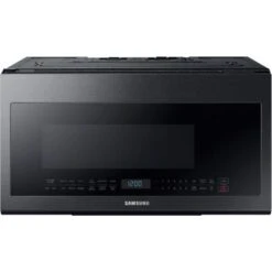 Samsung - 2.1 Cu. Ft. Over-the-Range Microwave With Sensor Cook - Black Stainless Steel
