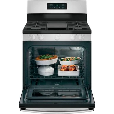 GE - 5.0 Cu. Ft. Freestanding Gas Range - Stainless Steel 20 GE - 5.0 Cu. Ft. Freestanding Gas Range - Stainless Steel - Image 18