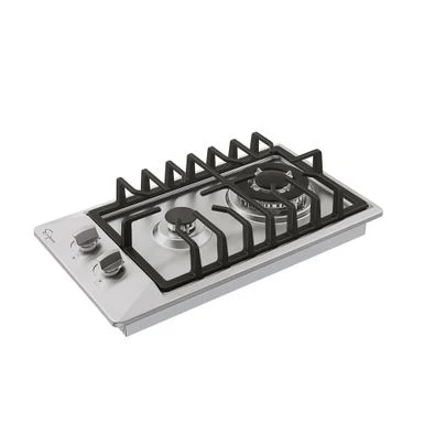 2 Piece Kitchen Appliances Packages Including 12" Gas Cooktop And 30" Under Cabinet Range Hood - Silver 4 2 Piece Kitchen Appliances Packages Including 12" Gas Cooktop And 30" Under Cabinet Range Hood - Silver - Image 2