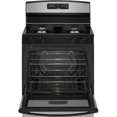Amana - 5.1 Cu. Ft. Freestanding Gas Range With Bake Assist Temps - Stainless Steel 4 Amana - 5.1 Cu. Ft. Freestanding Gas Range With Bake Assist Temps - Stainless Steel - Image 2
