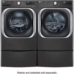 LG - 9.0 Cu. Ft. Stackable Smart Electric Dryer With Steam And Built-In Intelligence - Black Steel 28 LG - 9.0 Cu. Ft. Stackable Smart Electric Dryer With Steam And Built-In Intelligence - Black Steel -KitchenAid Shop 9f45d5a9 368c 54df b28d b1a44e3b0805