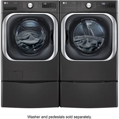 LG - 9.0 Cu. Ft. Stackable Smart Electric Dryer With Steam And Built-In Intelligence - Black Steel 13 LG - 9.0 Cu. Ft. Stackable Smart Electric Dryer With Steam And Built-In Intelligence - Black Steel - Image 11