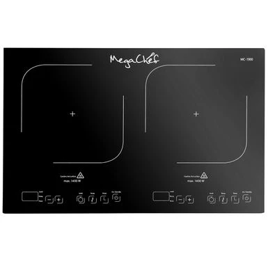 MegaChef Portable Dual Induction Cooktop - Black 5 MegaChef Portable Dual Induction Cooktop - Black - Image 3