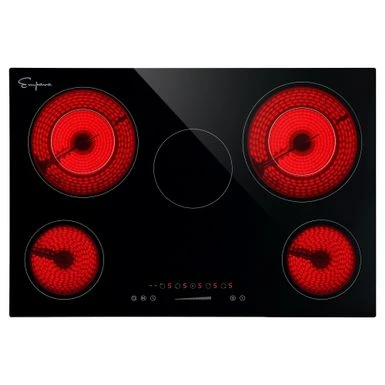 30-in 5 Elements Radiant Electric Cooktop With Keep Warm Element - 30" - Black 3 30-in 5 Elements Radiant Electric Cooktop With Keep Warm Element - 30" - Black