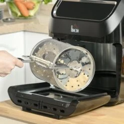 HOMCOM Large Air Fryer Oven With Family Size, Countertop Oven Cooking Gift - 12.5" X 13.25" X 14.5" - 12.5" X 13.25" X 14.5" - Black -KitchenAid Shop a1273452 2398 465d acb7 6310f2dc53c4