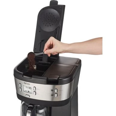 Brim - Triple Brew 12-Cup Coffee Maker - Stainless Steel/Black 6 Brim - Triple Brew 12-Cup Coffee Maker - Stainless Steel/Black - Image 4