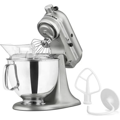 KitchenAid Artisan Series 325-Watt Tilt-Back Head Stand Mixer In Contour Silver 4 KitchenAid Artisan Series 325-Watt Tilt-Back Head Stand Mixer In Contour Silver - Image 2