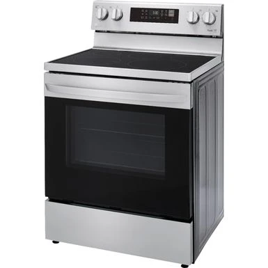 LG - 6.3 Cu. Ft. Smart Freestanding Electric Convection Range With Easy Clean, Air Fry And WideView Window - Stainless Steel 5 LG - 6.3 Cu. Ft. Smart Freestanding Electric Convection Range With Easy Clean, Air Fry And WideView Window - Stainless Steel - Image 3