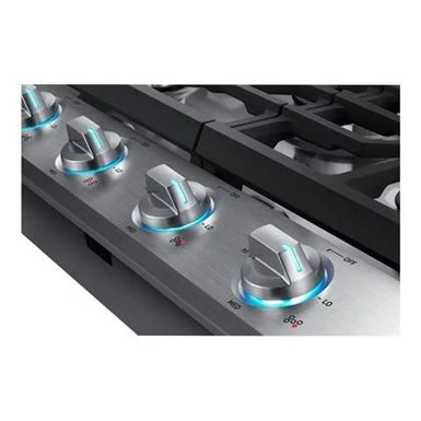 Samsung Ada 30" Stainless Steel Smart Gas Cooktop With Illuminated Knobs 11 Samsung Ada 30" Stainless Steel Smart Gas Cooktop With Illuminated Knobs - Image 9