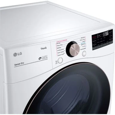 LG - 7.4 Cu. Ft. Stackable Smart Electric Dryer With Steam And Built-In Intelligence - White 20 LG - 7.4 Cu. Ft. Stackable Smart Electric Dryer With Steam And Built-In Intelligence - White - Image 18