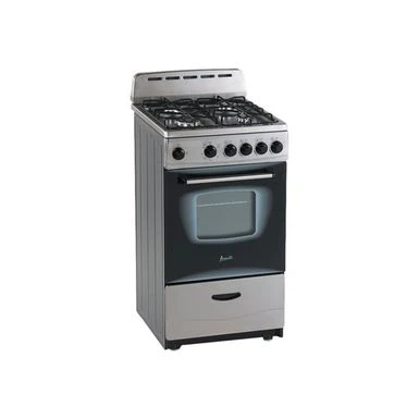 Avanti Ada 20" Stainless Steel Gas Range 3 Avanti Ada 20" Stainless Steel Gas Range