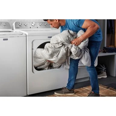 Maytag - 7.0 Cu. Ft. Electric Dryer With Wrinkle Prevent - White 10 Maytag - 7.0 Cu. Ft. Electric Dryer With Wrinkle Prevent - White - Image 8