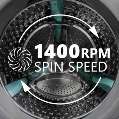 Equator Digital Compact 110V Vented/Ventless 18 Lbs Combo Washer Dryer 1400 RPM - Yellow-Black 8 Equator Digital Compact 110V Vented/Ventless 18 Lbs Combo Washer Dryer 1400 RPM - Yellow-Black - Image 6