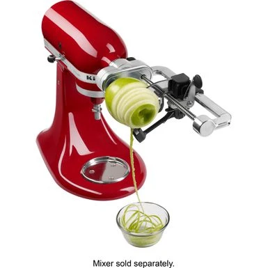 KitchenAid - 5 Blade Spiralizer With Peel, Core And Slice - Metal 6 KitchenAid - 5 Blade Spiralizer With Peel, Core And Slice - Metal - Image 4