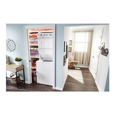 Whirlpool 3.5 Cu. Ft. White Gas Stacked Laundry Center 4 Whirlpool 3.5 Cu. Ft. White Gas Stacked Laundry Center - Image 2