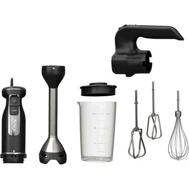 Ninja - Foodi Power Mixer System 5-Speed Hand Blender And Hand Mixer Combo With 3-Cup Blending Vessel - Black 5 Ninja - Foodi Power Mixer System 5-Speed Hand Blender And Hand Mixer Combo With 3-Cup Blending Vessel - Black - Image 3