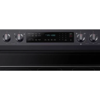 Samsung 6.3-Cu. Ft. Smart Freestanding Electric Range With No-Preheat Air Fry, Convection+ And Griddle, Brushed Black 14 Samsung 6.3-Cu. Ft. Smart Freestanding Electric Range With No-Preheat Air Fry, Convection+ And Griddle, Brushed Black - Image 12