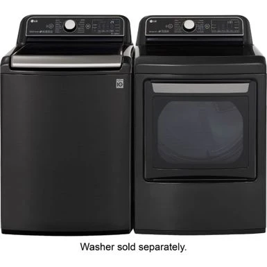LG - 7.3 Cu. Ft. Smart Gas Dryer With Steam And Sensor Dry - Black Steel 21 LG - 7.3 Cu. Ft. Smart Gas Dryer With Steam And Sensor Dry - Black Steel - Image 19