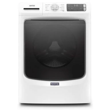 Maytag - 4.5 Cu. Ft. 10-Cycle High-Efficiency Front-Loading Washer With Steam - White 3 Maytag - 4.5 Cu. Ft. 10-Cycle High-Efficiency Front-Loading Washer With Steam - White