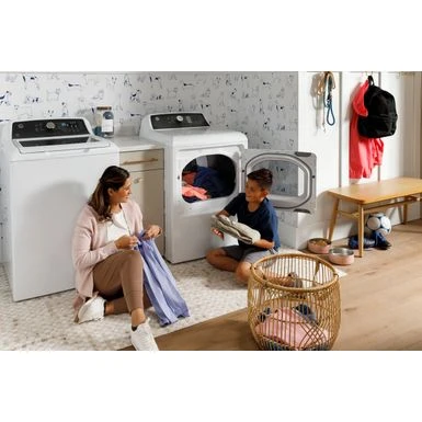 GE - 4.5 Cu Ft Top Load Washer With Water Level Control, Deep Fill, Quick Wash, And Glass Lid - White On White 18 GE - 4.5 Cu Ft Top Load Washer With Water Level Control, Deep Fill, Quick Wash, And Glass Lid - White On White - Image 16