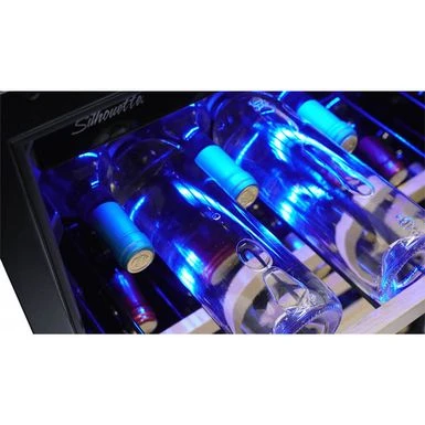 Silhouette 24 Inch Stainless Steel Single Zone Wine Cellar 6 Silhouette 24 Inch Stainless Steel Single Zone Wine Cellar - Image 4