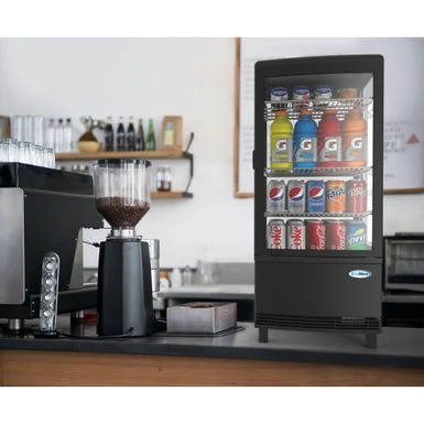KoolMore Commercial Countertop Refrigerator Display Case - 3 Cu.ft -Black 11 KoolMore Commercial Countertop Refrigerator Display Case - 3 Cu.ft -Black - Image 9